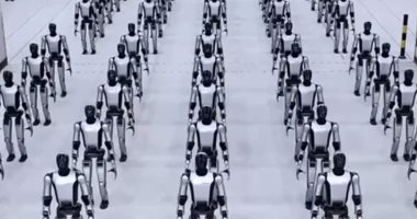 روبوتات صينية جديدة للعمل فى تجميع السيارات داخل المصانع