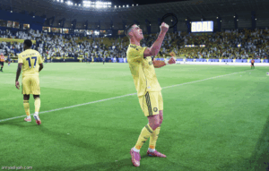 رونالدو يسجل هدفه رقم 28 من جزائية مع النصر