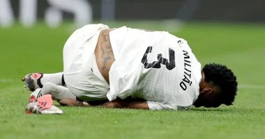 ريال مدريد يعلن تشخيص إصابة ميليتاو في بيان رسمي.. (تمزق عضلى)