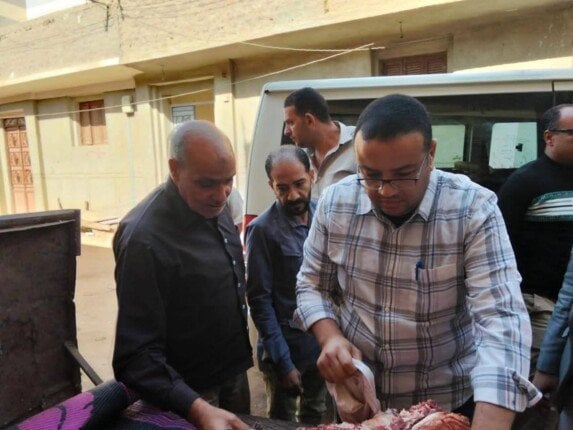 لحوم مذبوحة خارج المجازر وسلع مجهولة.. ضبط 220 مخالفة تموينية بالمنيا