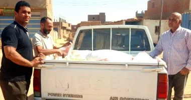 ضبط كميات دقيق بلدي وردة في مطحن خاص بالوادي الجديد