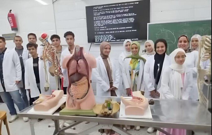 تدريب عملي لطلاب القطاع الصحى جامعة بني سويف الأهلية