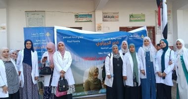فحصت جامعة بنها 293 حالة ضمن مبادرة "قلوب أطفالنا" بمدارس كفر شكر