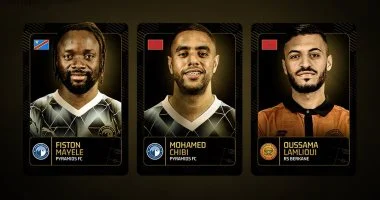 فيستون ماييلى والشيبى فى القائمة النهائية للأفضل داخل إفريقيا