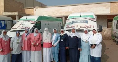 قافلة طبية مجانية تقدم 3600 خدمة لأهالي قرية شاطر زادة ببني سويف ضمن مبادرة حياة كريمة