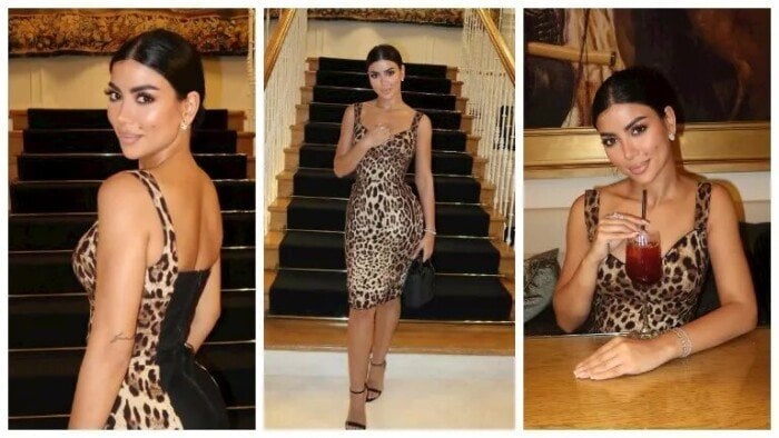 كارولين عزمي تتألق بالأناقة وتتربع على عرش الموضة في إطلالتها بالتايجر.. كارولين عزمي تخطف الأنظار في أحدث إطلالة لها