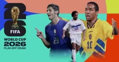أساطير العالم كاريمبو وماتيرازي يشاركون في قرعة ملحق كأس العالم 2026