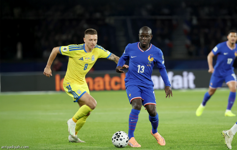 كانتي يواصل كتابة تاريخه مع المنتخب الفرنسي في المونديال