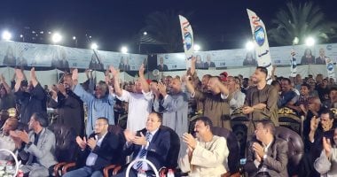 مؤتمر شعبي لدعم مرشحي القائمة الوطنية بانتخابات النواب في الأقصر عن طريق فيديو