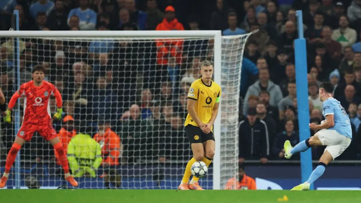 مانشستر سيتي ينتصر على بوروسيا دورتموند برباعية في دوري الأبطال