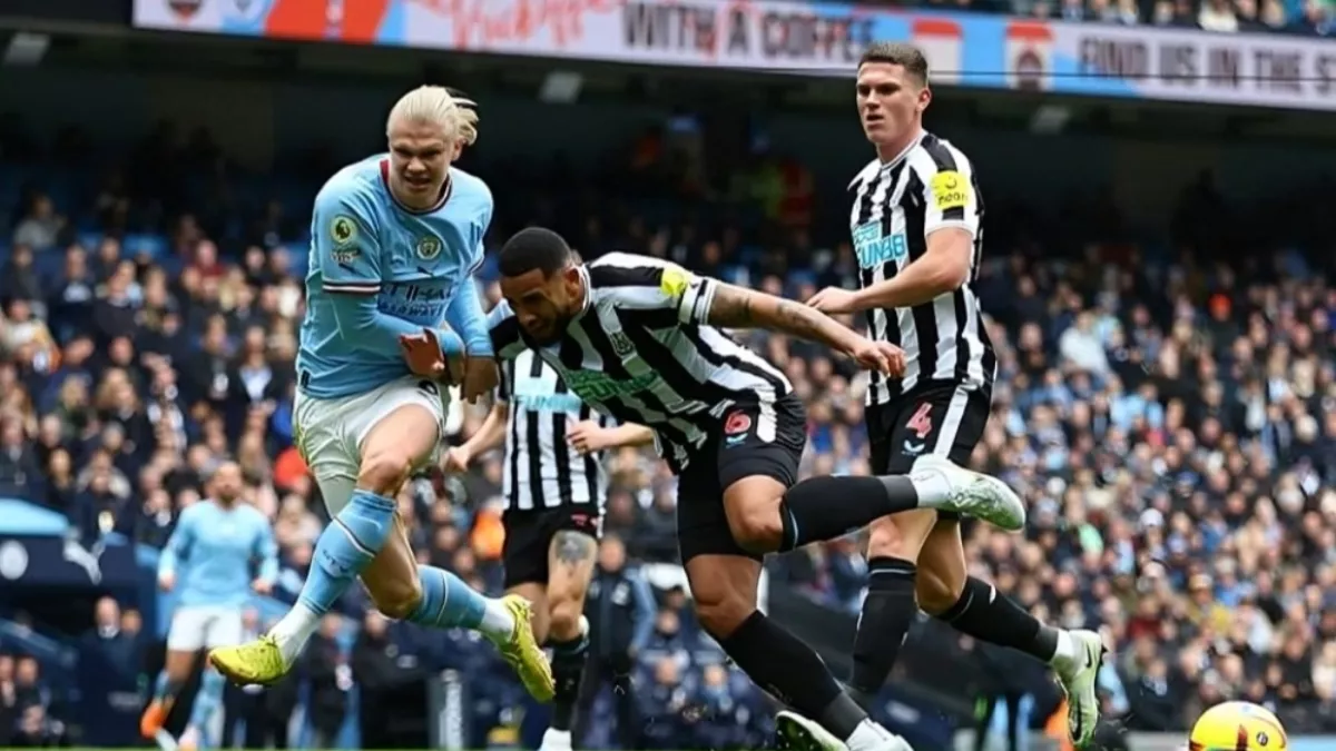 مانشستر سيتي يواجه صعوبة في التسجيل أمام نيوكاسل خلال الشوط الأول