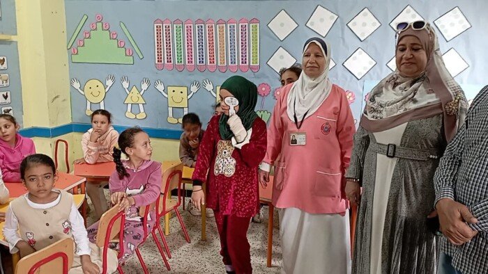 لـ 488 ألف تلميذ وتلميذة.. انطلاق مبادرة «عيون أطفالنا مستقبلنا» في مدارس بني سويف