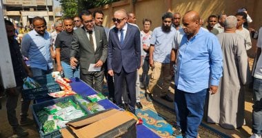 محافظ الأقصر يفتتح سوقًا لدعم أهالي الزينية بسلع مخفضة
