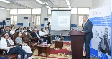 محافظ الإسكندرية يلتقي وفد رؤساء لجان وكالات الأمم المتحدة في مركز التدريب المهني