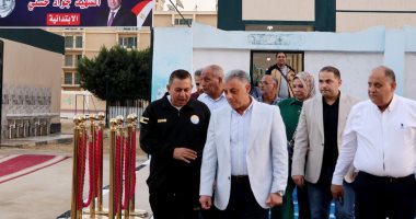 محافظ الإسماعيلية يزور المقار الانتخابية لمتابعة تجهيزات الاستعدادات الانتخابية.