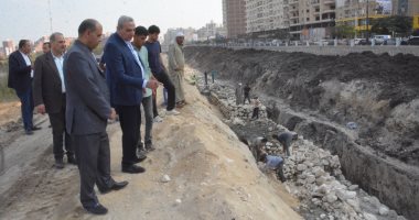 محافظ الغربية يتابع تطوير كورنيش محور محلة منوف بطنطا