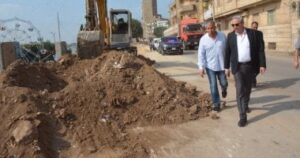 محافظ الغربية يتابع نظافة وتطوير كورنيش كفر الزيات بشكل مباشر