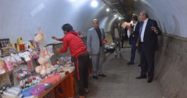 محافظ الغربية يتابع نفق المشاة بالشون: ممنوع عودة الإشغالات مجددًا