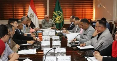 محافظ القليوبية يناقش طلبات الإعلانات الجديدة لتحسين الموارد المالية.