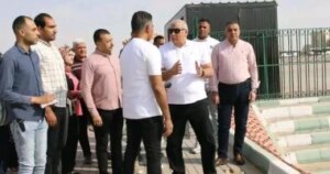 محافظ الوادي الجديد يزور المدينة الرياضية في مجمع المصالح الحكومية