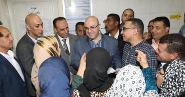 محافظ بني سويف يتابع سير العمل بوحدة صحة قرية الدوالطة