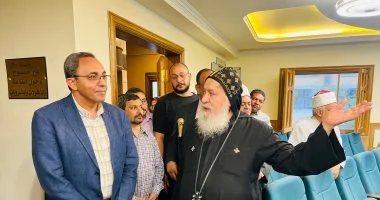 محافظ قنا يشارك في احتفالات دير المحروسة بموسم الشهيد مارجرجس
