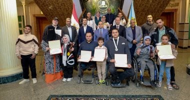 محافظ كفر الشيخ يكرم مدربين ولاعبين فازوا بميداليات في بطولات دولية