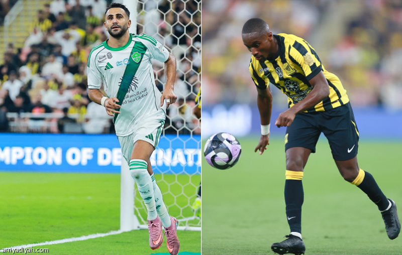 محرز يتألق ويتصدر تقييم ديربي جدة بفوز الأهلي على الاتحاد