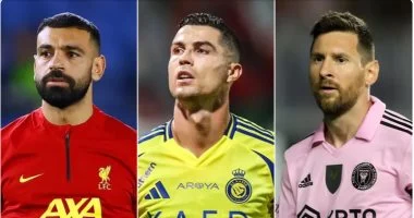 محمد صلاح يزين قائمة عمالقة إنستجرام مع رونالدو وميسي