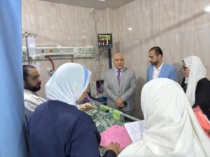 مدير الصحة بالقليوبية يتابع مستوى الخدمات الطبية بمستشفى شبين القناطر المركزي