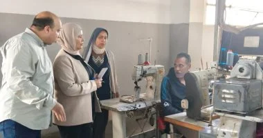 مديرية عمل الإسماعيلية تستمر في تفتيشاتها بالمنطقة الصناعية.