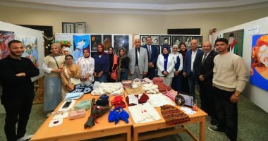 معرض فني لأصحاب الهمم في كفر الشيخ