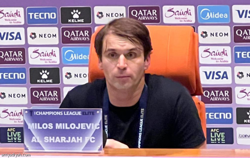 ميلويفيتش يؤكد ضرورة دعم الجماهير بعد خسارة الشارقة أمام الاتحاد