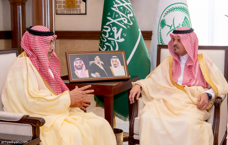 نائب أمير مكة يستقبل إدارة نادي الوحدة الجديدة بحضور رئيسها حاتم خيمي