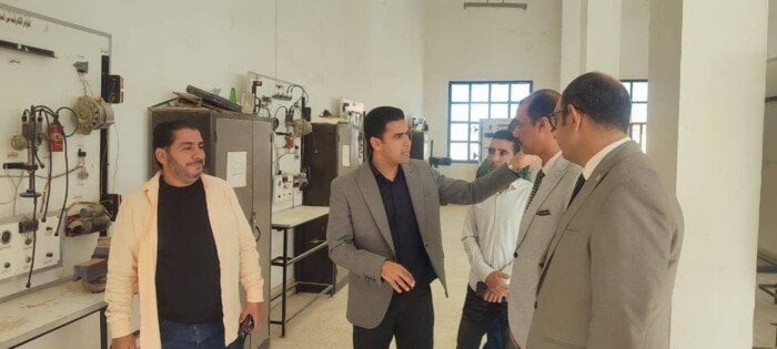 نائب المحافظ يتفقد مركز التدريب المهني بمرسى مطروح