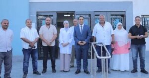 نائب محافظ قنا يزور المركز التكنولوجي لمتابعة تقنين الأراضي والصحة في قوص