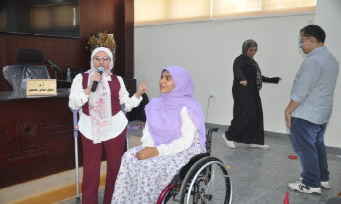 قدرات بلا حدود.. ندوة بجامعة حلوان لدعم وتمكين ذوي الهمم