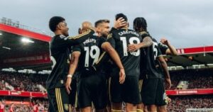 نوتينجهام فورست ضد مان يونايتد.. كاسيميرو يمنح الشياطين التقدم بالشوط الأول