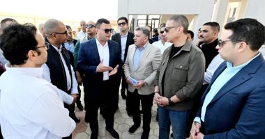 وزير الإسكان ومحافظ الفيوم ينهون جولتهم بزيارة محطتي المعالجة بيوسف الصديق