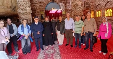 وفد مكتبة الإسكندرية يزور أديرة الفيوم لدورها البارز في حماية التراث القبطي